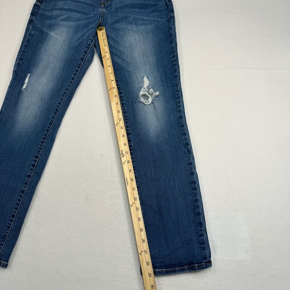 Kut From The Kloth Straight Leg Jeans Womens Size 12 Mid Rise Dark Wash - Picture 10 of 14